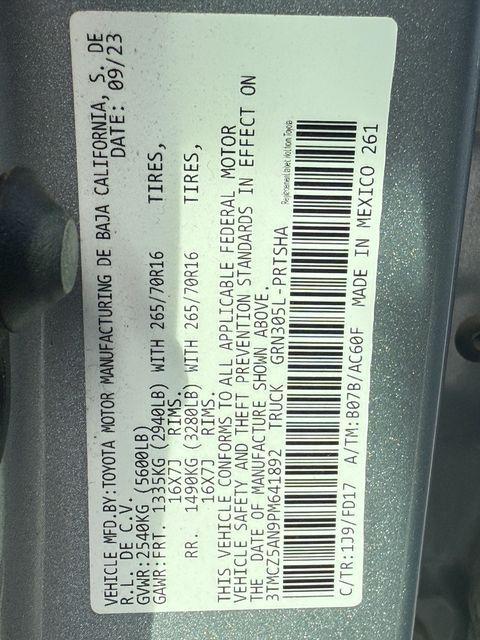 used 2023 Toyota Tacoma car, priced at $43,995