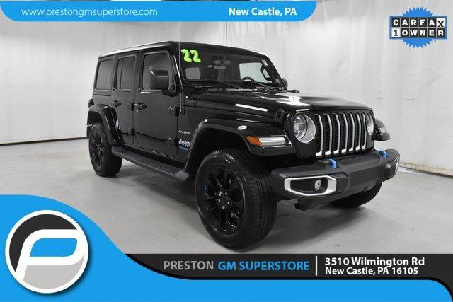 used 2022 Jeep Wrangler Unlimited 4xe car, priced at $34,498