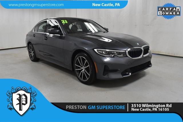 used 2021 BMW 330 car, priced at $34,498