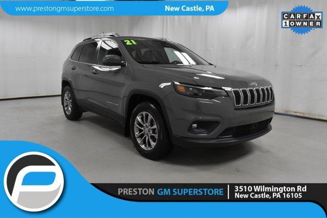 used 2021 Jeep Cherokee car, priced at $24,500