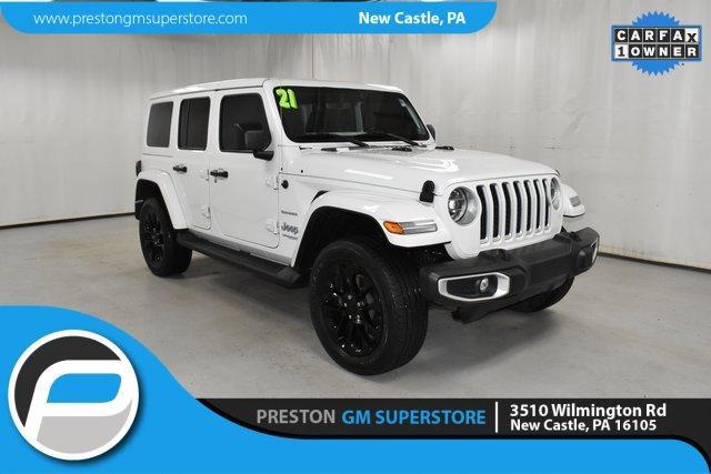 used 2021 Jeep Wrangler Unlimited 4xe car, priced at $29,999