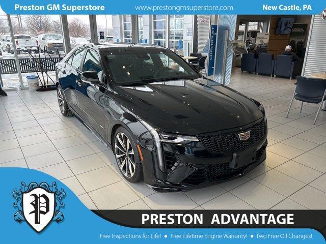 used 2022 Cadillac CT4-V car, priced at $58,998