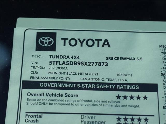 new 2025 Toyota Tundra car, priced at $61,347