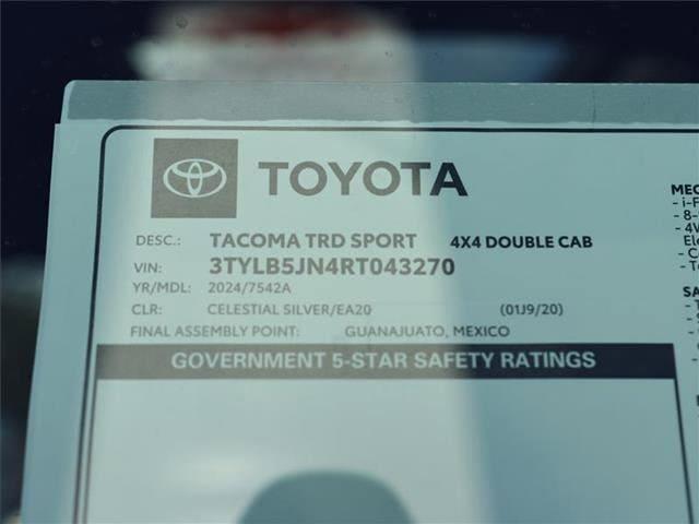 new 2024 Toyota Tacoma car, priced at $57,316