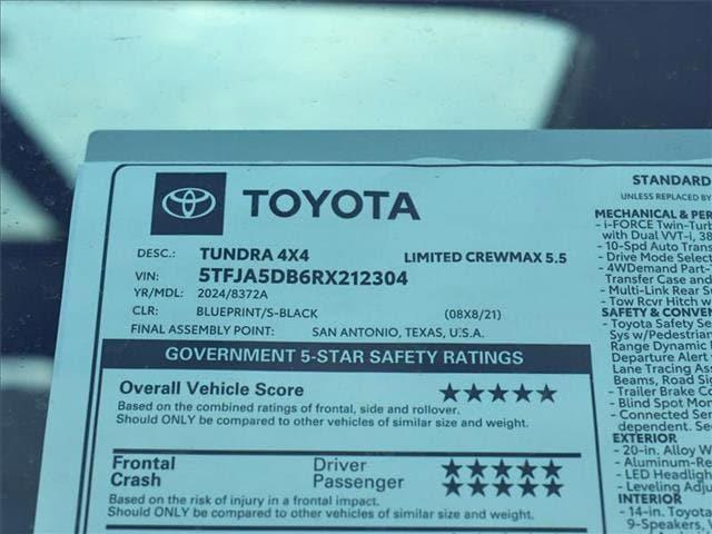 new 2024 Toyota Tundra car, priced at $67,367