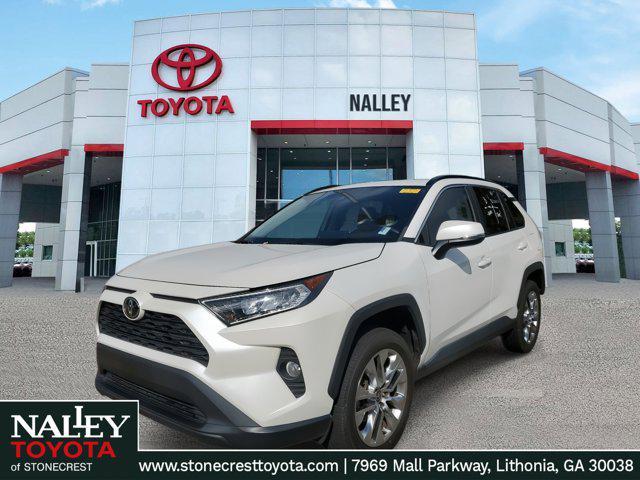 used 2021 Toyota RAV4 car, priced at $30,000