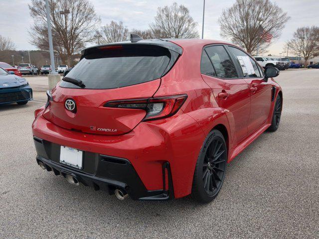 new 2025 Toyota GR Corolla car, priced at $49,476