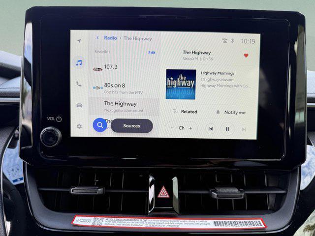 new 2025 Toyota GR Corolla car, priced at $45,013