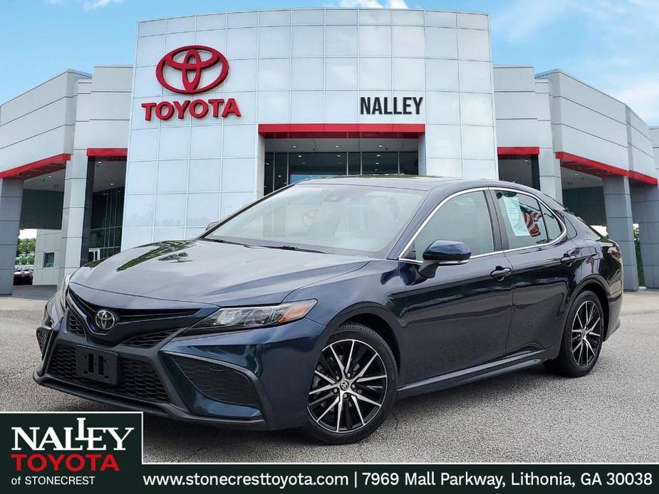 used 2021 Toyota Camry car, priced at $21,108