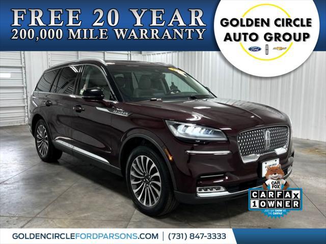 used 2021 Lincoln Aviator car, priced at $36,836