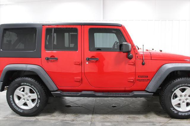 used 2016 Jeep Wrangler Unlimited car, priced at $18,000