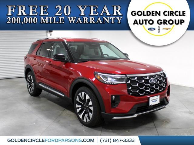 new 2025 Ford Explorer car, priced at $55,673