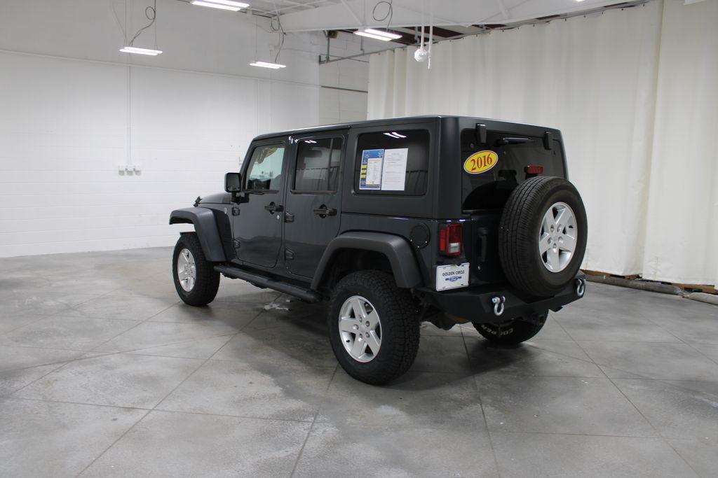 used 2016 Jeep Wrangler Unlimited car, priced at $16,698