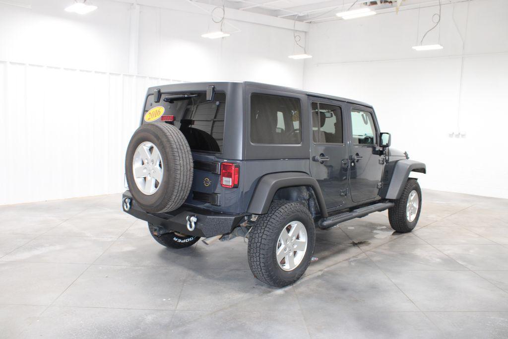 used 2016 Jeep Wrangler Unlimited car, priced at $16,698