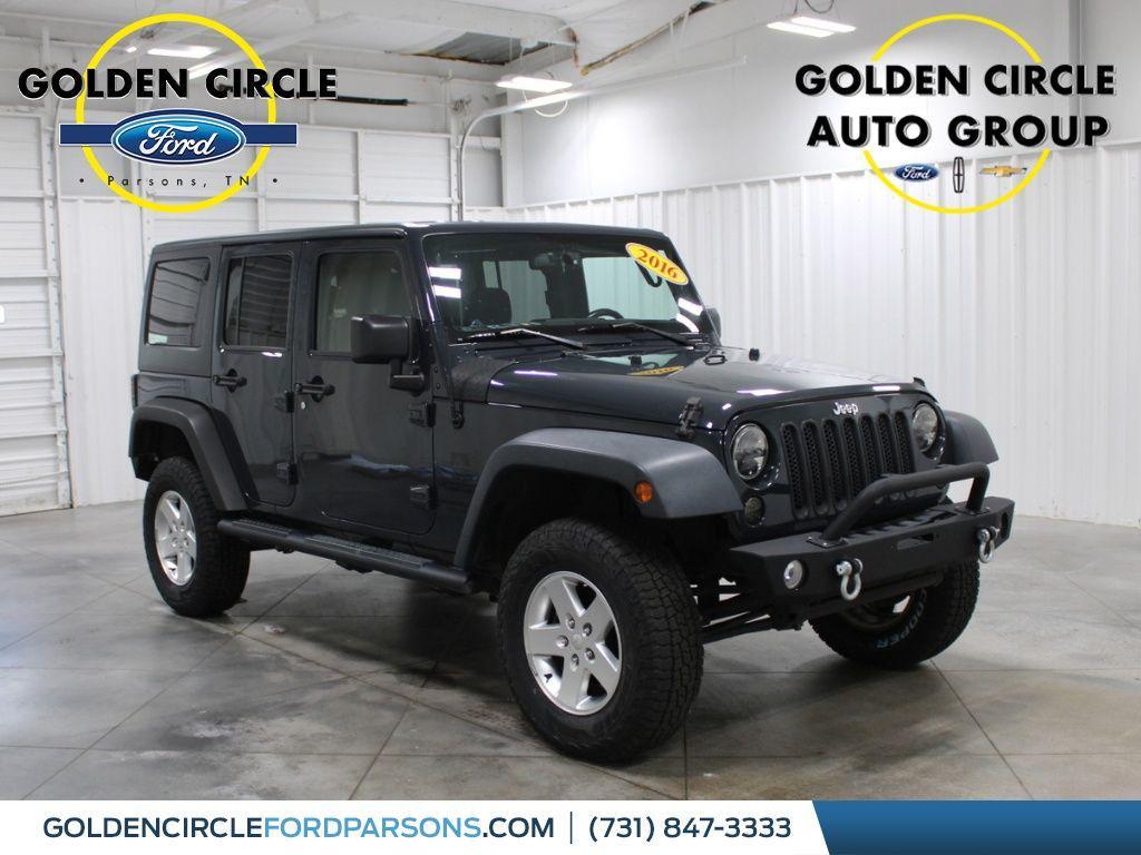 used 2016 Jeep Wrangler Unlimited car, priced at $16,698