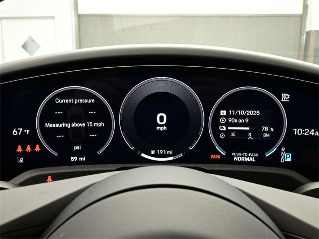 new 2025 Porsche Taycan car, priced at $159,375