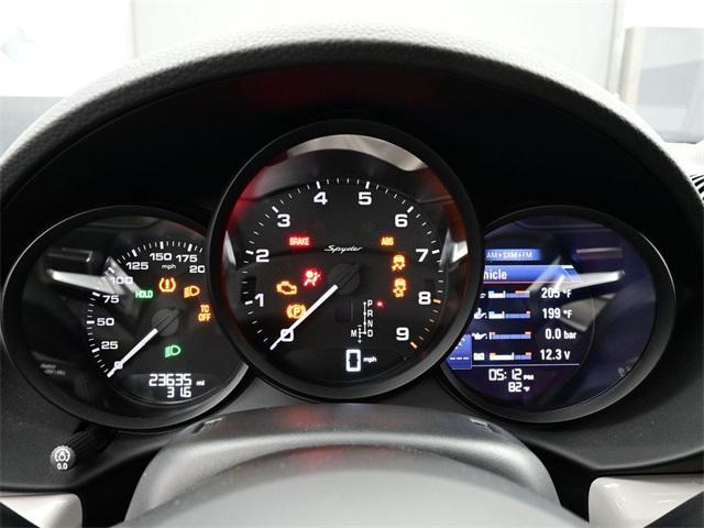 used 2023 Porsche 718 Spyder car, priced at $132,400