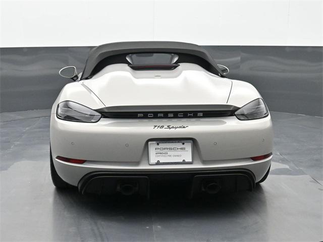 used 2023 Porsche 718 Spyder car, priced at $132,400