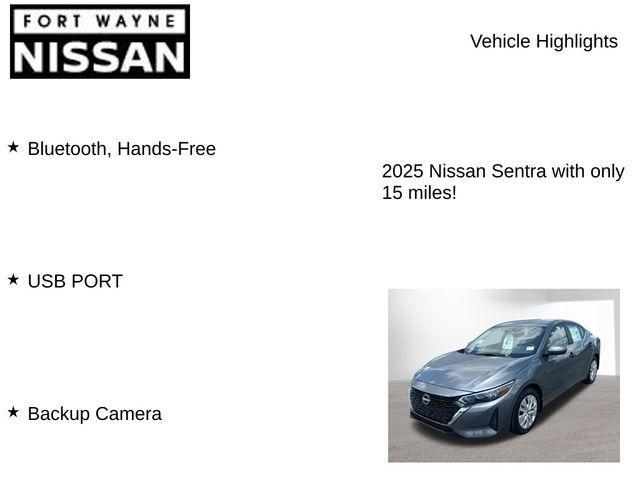 new 2025 Nissan Sentra car, priced at $20,892