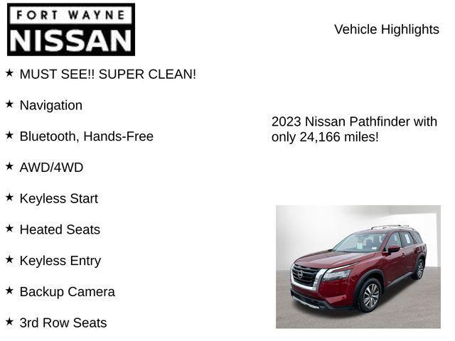 used 2023 Nissan Pathfinder car, priced at $31,842