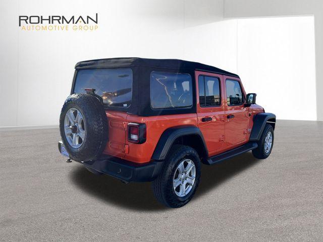 used 2018 Jeep Wrangler Unlimited car, priced at $20,624