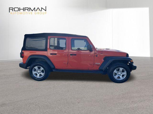 used 2018 Jeep Wrangler Unlimited car, priced at $20,624