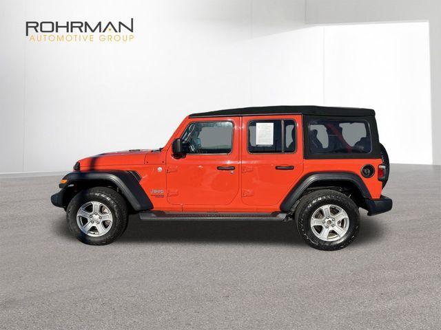 used 2018 Jeep Wrangler Unlimited car, priced at $20,624