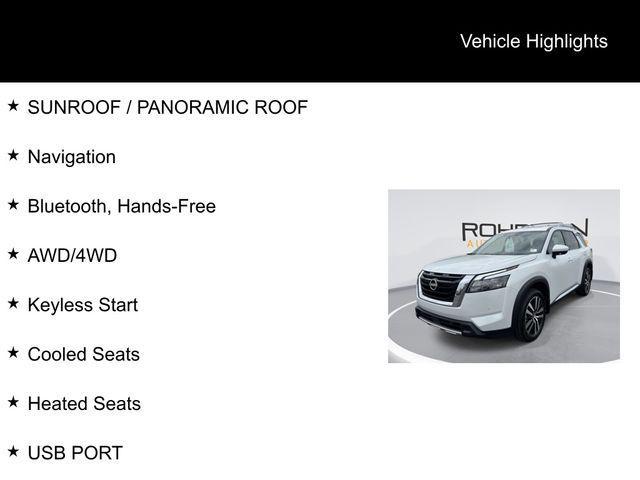 new 2025 Nissan Pathfinder car, priced at $46,946