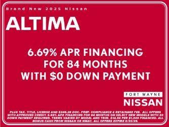 new 2025 Nissan Altima car, priced at $34,250