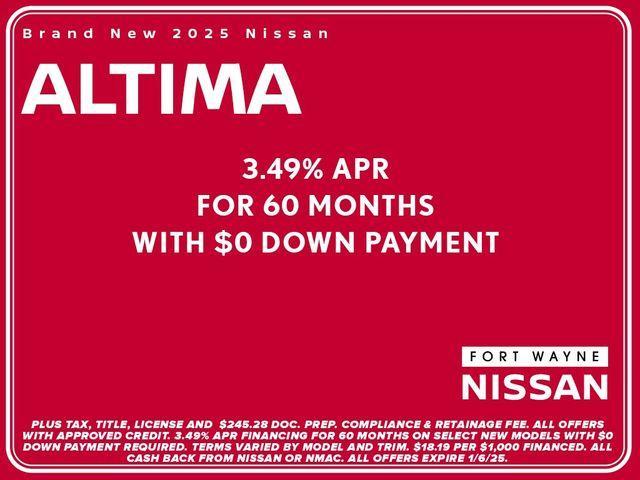 new 2025 Nissan Altima car, priced at $34,250