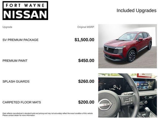 new 2025 Nissan Kicks car, priced at $24,179