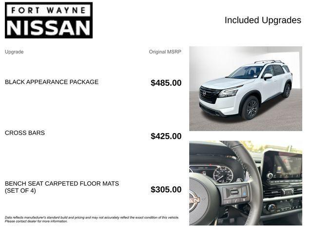 new 2025 Nissan Pathfinder car, priced at $34,957