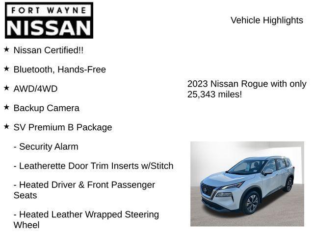used 2023 Nissan Rogue car, priced at $23,398