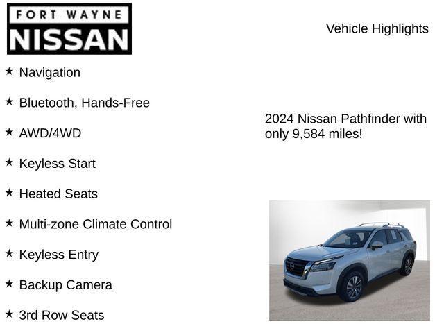 used 2024 Nissan Pathfinder car, priced at $33,333