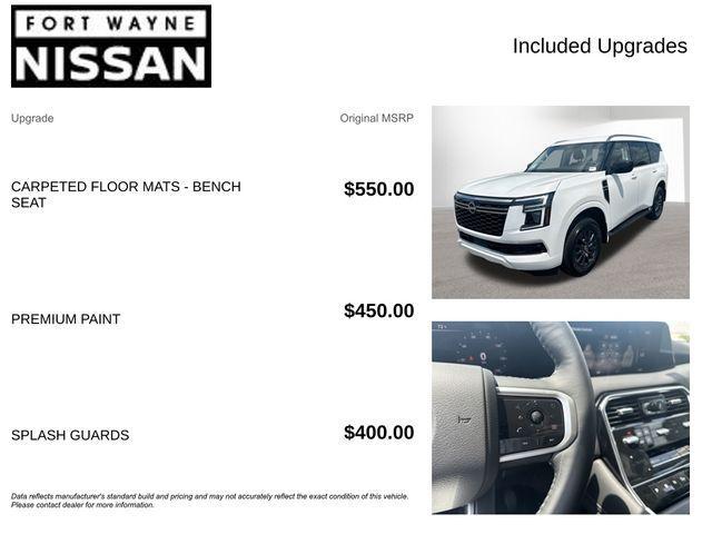 new 2025 Nissan Armada car, priced at $55,257