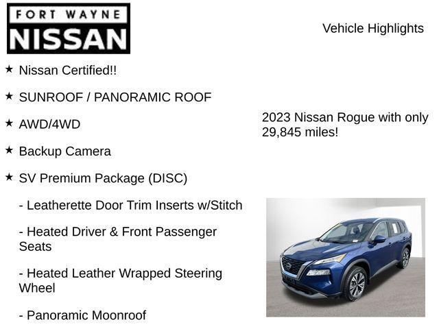 used 2023 Nissan Rogue car, priced at $22,979