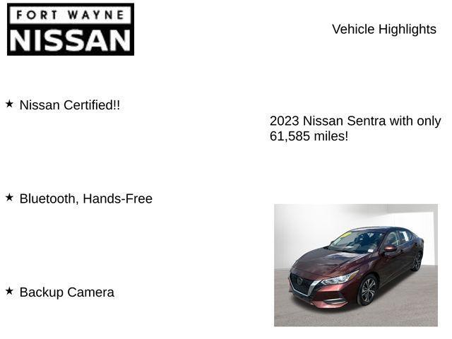 used 2023 Nissan Sentra car, priced at $14,777