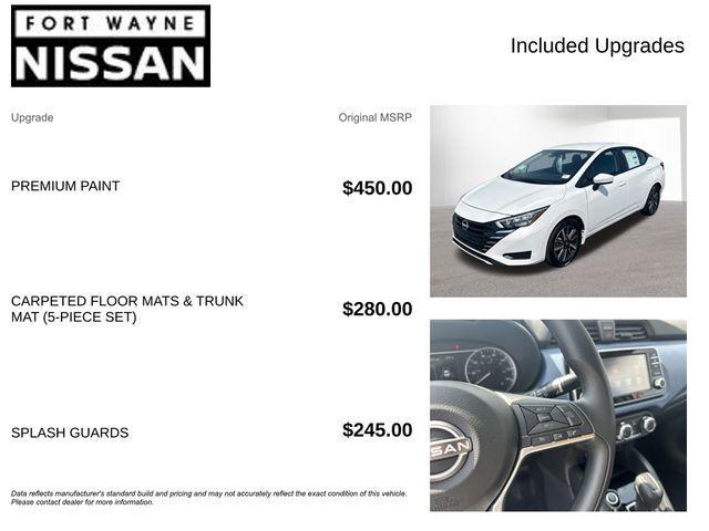 new 2025 Nissan Versa car, priced at $19,049