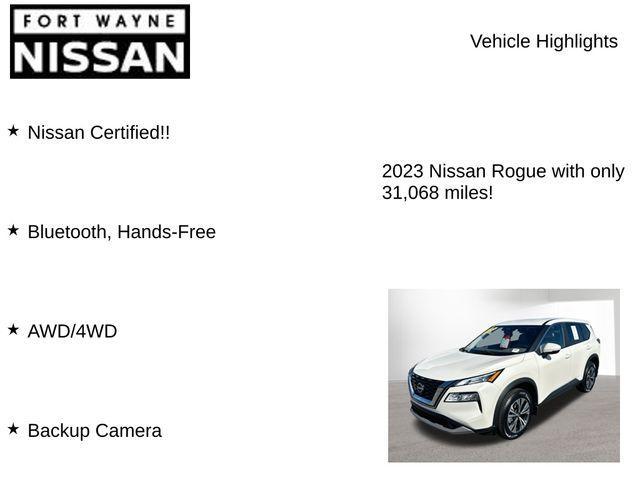 used 2023 Nissan Rogue car, priced at $21,444