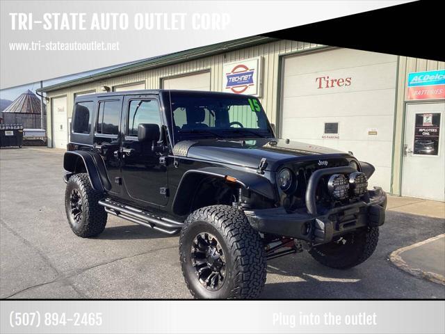 used 2015 Jeep Wrangler Unlimited car, priced at $14,990