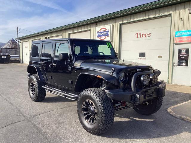 used 2015 Jeep Wrangler Unlimited car, priced at $14,990