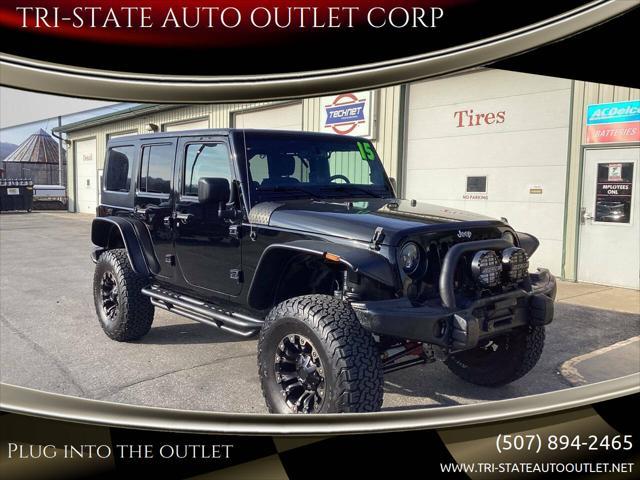 used 2015 Jeep Wrangler Unlimited car, priced at $14,990