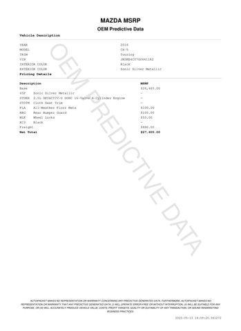 used 2016 Mazda CX-5 car, priced at $14,987