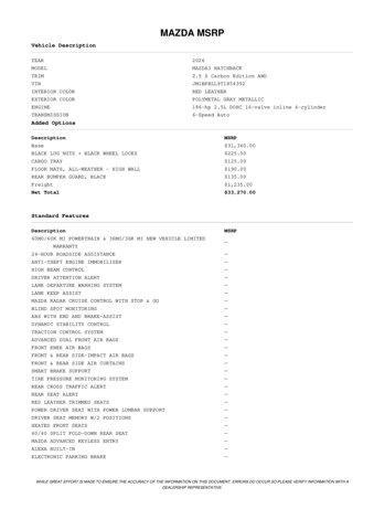 new 2026 Mazda Mazda3 car, priced at $32,351