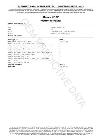 used 2023 Honda Civic car, priced at $26,471