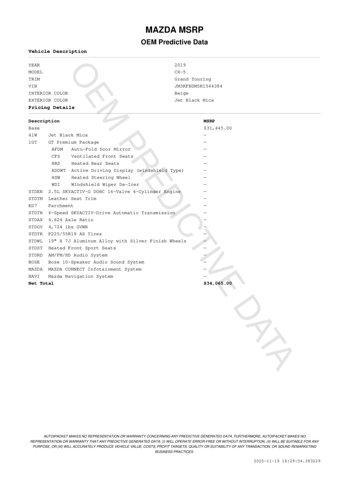 used 2019 Mazda CX-5 car, priced at $23,900