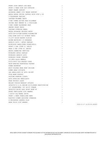 new 2025 Mazda CX-5 car, priced at $37,091