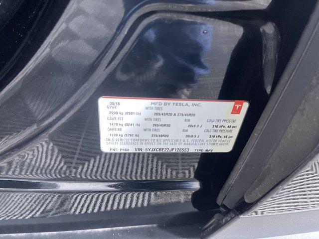 used 2018 Tesla Model X car, priced at $28,861