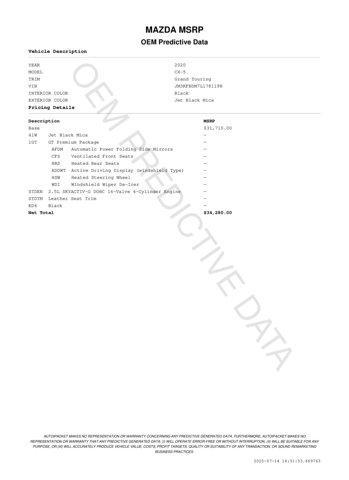 used 2020 Mazda CX-5 car, priced at $25,971