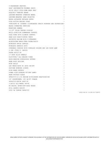 new 2025 Mazda CX-50 car, priced at $31,938